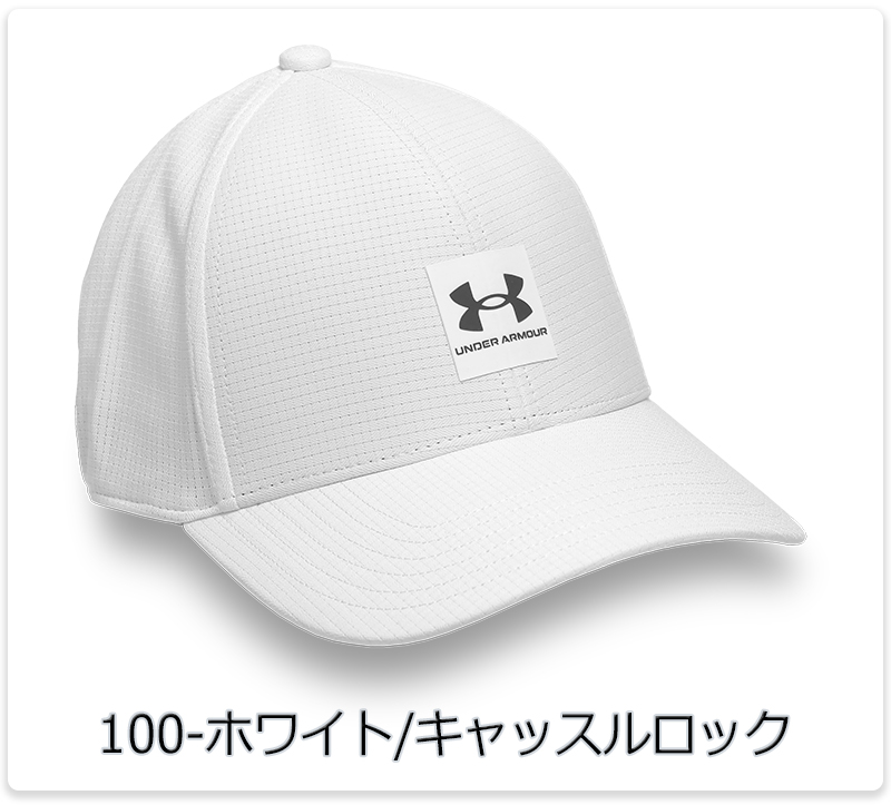 UNDER ARMOUR ホワイト UNDER ARMOUR（アンダーアーマー） キャップ メンズ ブラック 速乾