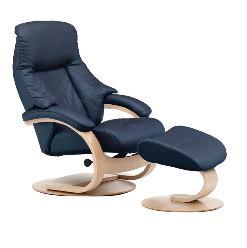 シモンズ　リクライニングソファ　フィヨルドアルファC オットマンは別に出品 SIMMONS（シモンズ） フィヨルド ALFA アルファ パーソナルチェア