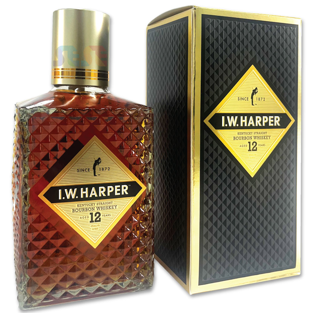 I.W. HARPER 12年 750ml 箱付き 6本セット I.W.HARPER 新型 正規品 I.W.ハーパー 12年 750ml 6本セット 43