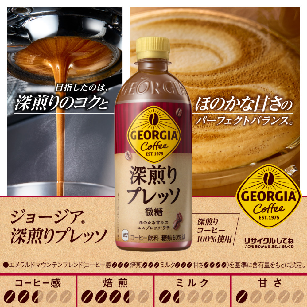 ジョージア コーヒー ペットボトル 飲料 500ml 440ml 24本 2箱 より