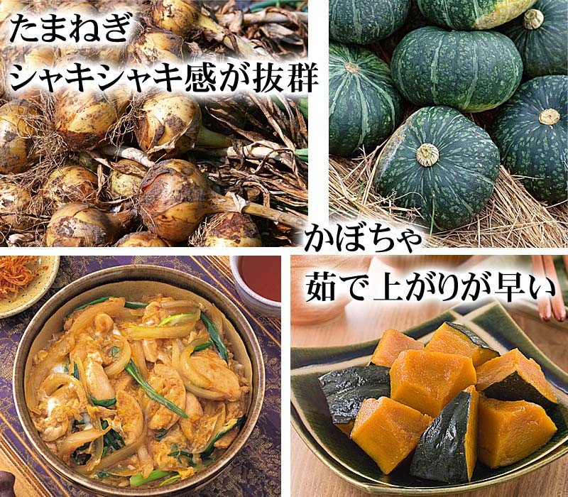 たまねぎ　かぼちゃ