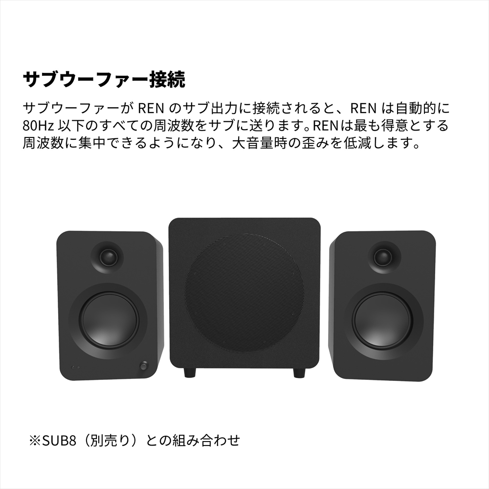 Kanto Kanto Audio アクティブスピーカーシステム REN マットブルー