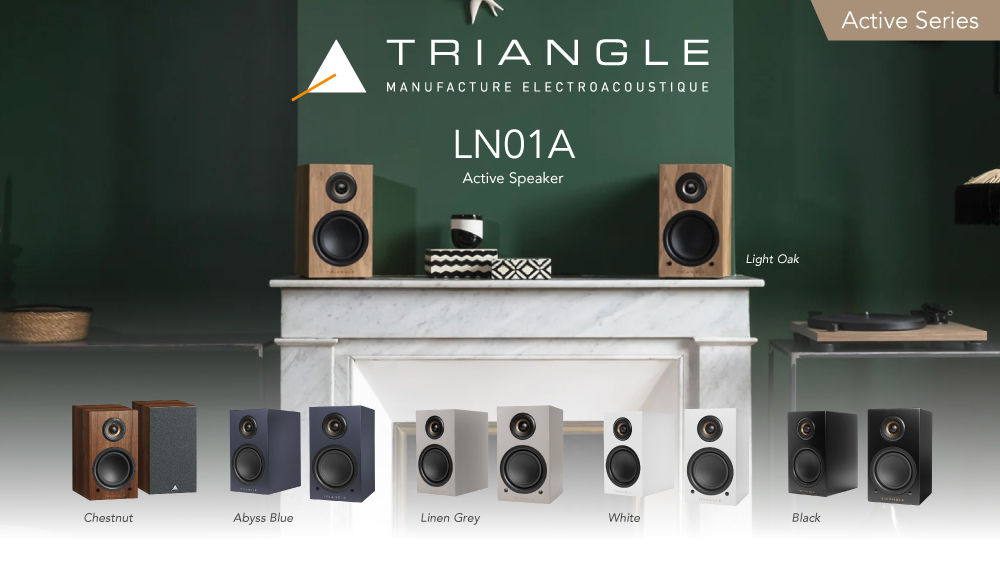 TRIANGLE（トライアングル） アクティブスピーカー LN01A-LIGHT-OAK