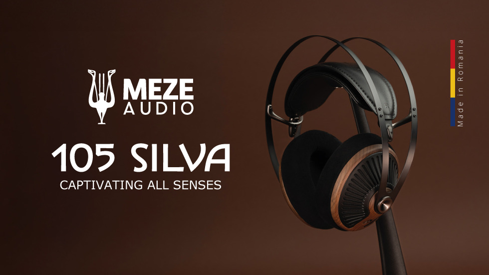 MEZE AUDIO メゼオーディオ 開放型ダイナミックヘッドホン 105SILVA