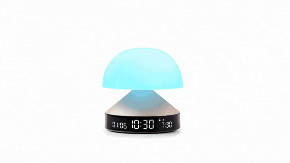 LEXON LCDアラーム時計 Mina Sunrise LIGHT BLUEの説明 - 通販 - Yahoo