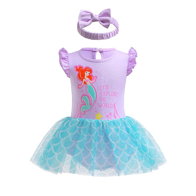 ラプンツェル 子供 ドレス ワンピース エルサ アリエル 人魚姫 ベル ドレス ドレス アナ雪 プリンセス ディズニーランド コスプレ 衣装 70 80 90 95cm |  | 19