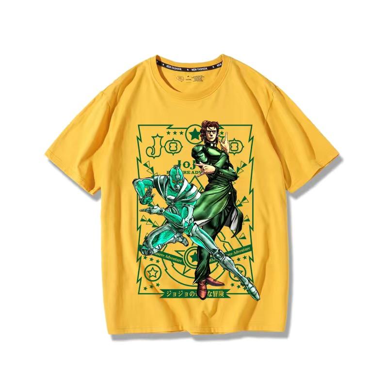 ジョジョの奇妙な冒険 tシャツ メンズ 半袖 ティーシャツ JOJO 空條 承太郎 DIO 花京院典...