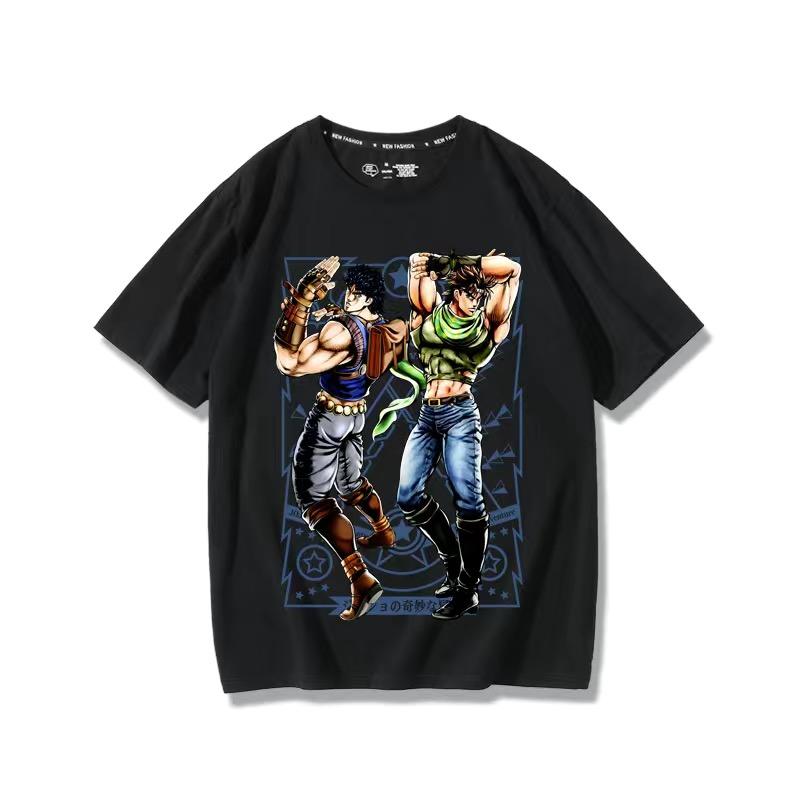 ジョジョの奇妙な冒険 tシャツ メンズ 半袖 ティーシャツ JOJO 空條 承太郎 DIO 花京院典...