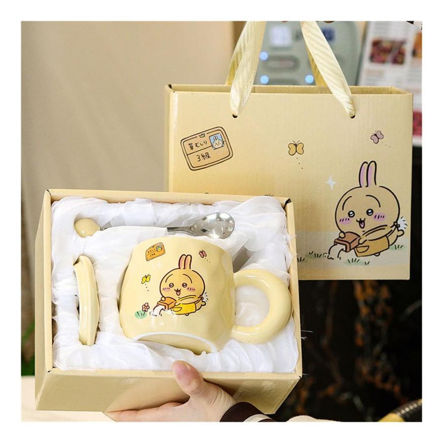 ちいかわ - ちいかわ 蓋付きマグカップ ちいかわ、ハチワレ、うさぎ 3個セット ちいかわ カップ 3点セット 蓋つき マグカップ ハチワレ うさぎ