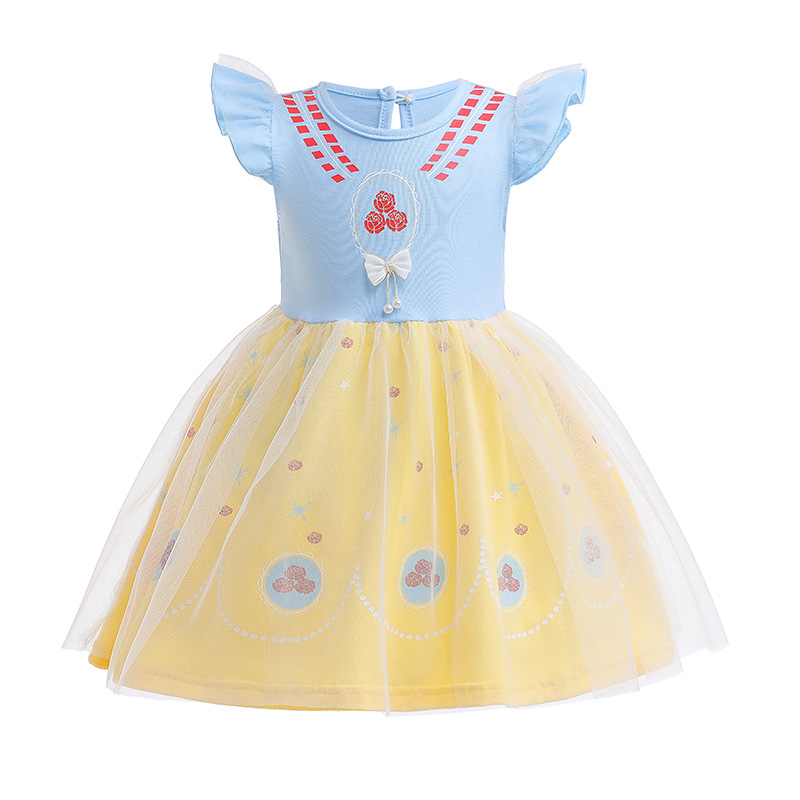 ラプンツェル 子供 ドレス ワンピース エルサ アリエル 人魚姫 ベル ドレス ドレス アナ雪 プリンセス ディズニーランド コスプレ 衣装 70 80 90 95cm |  | 17