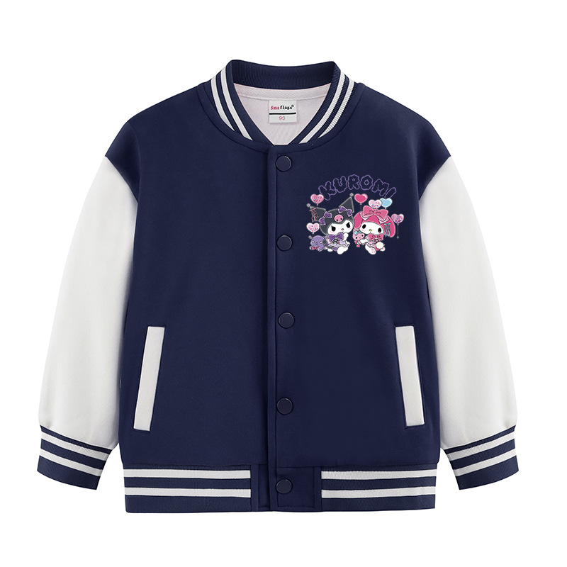 クロミ (Kuromi) スタジャン 子供服 スカジャン キッズ 男の子 女の子