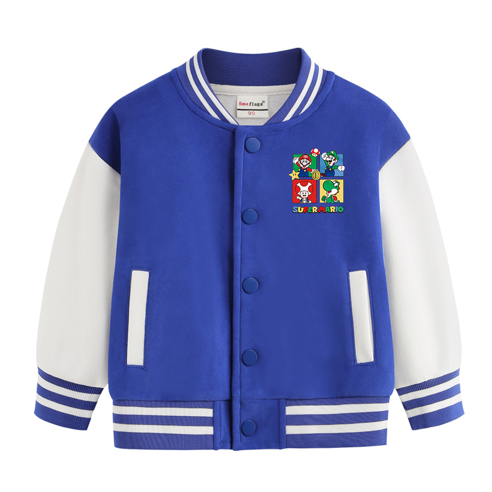 マリオ (Mario) 裏ボア スタジャン 子供 長袖 男の子 女の子 ムートン