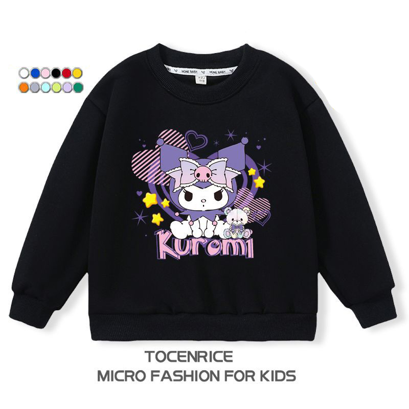 クロミ（kuromi）長袖 トレーナー スウェット パーカー トップス