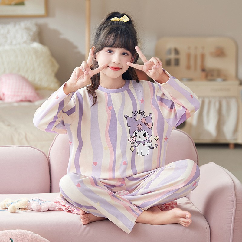 ＊tpさん専用販売　パジャマ2着　女の子用下着3点 子供用パジャマ 上下2点セット ちいかわ LABUBUラブブ 長袖シャツと
