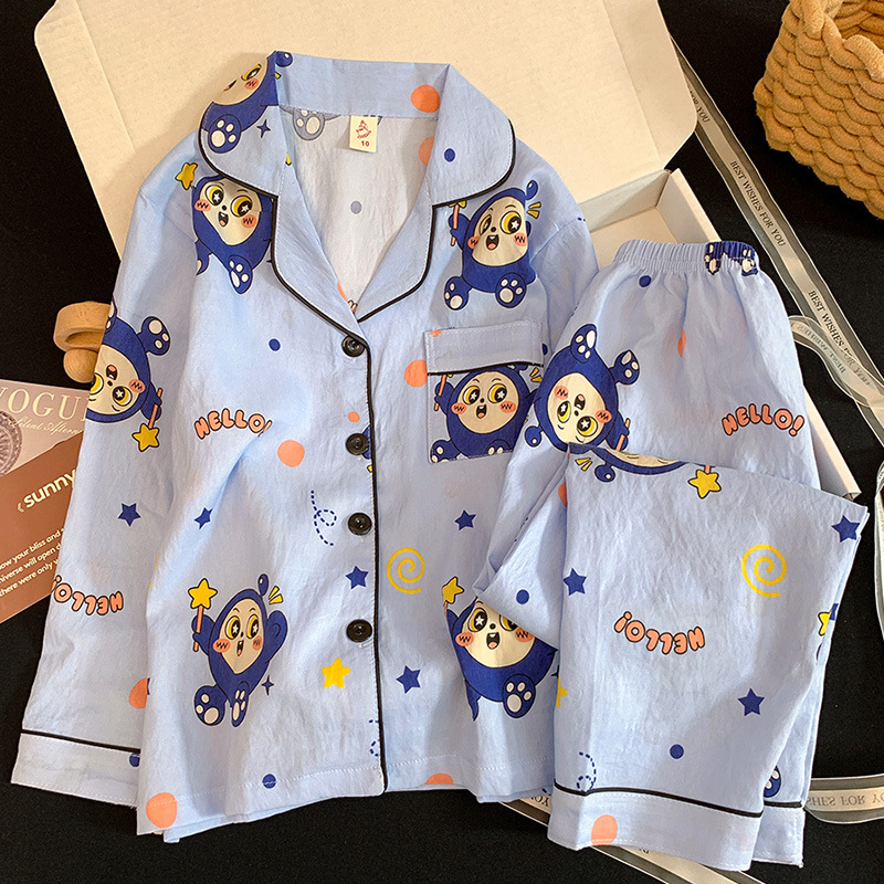 子供用 Tシャツパジャマ 上下2点セット ちいかわ LABUBUラブブ 長袖