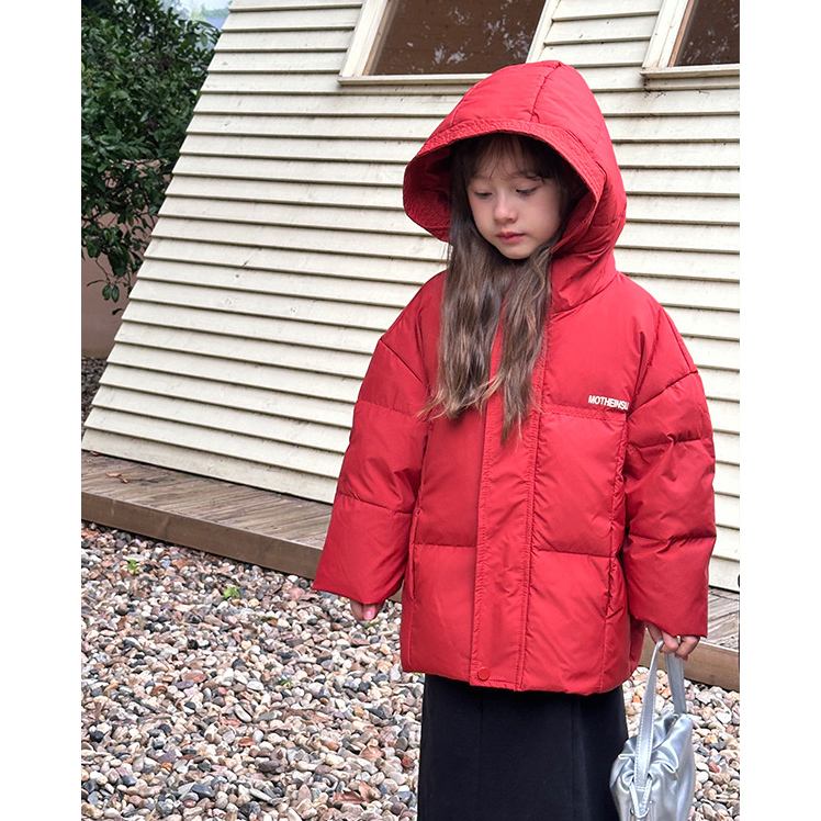ダウンコート 子供服 ダウンジャケット 軽量 フード付き ショート丈