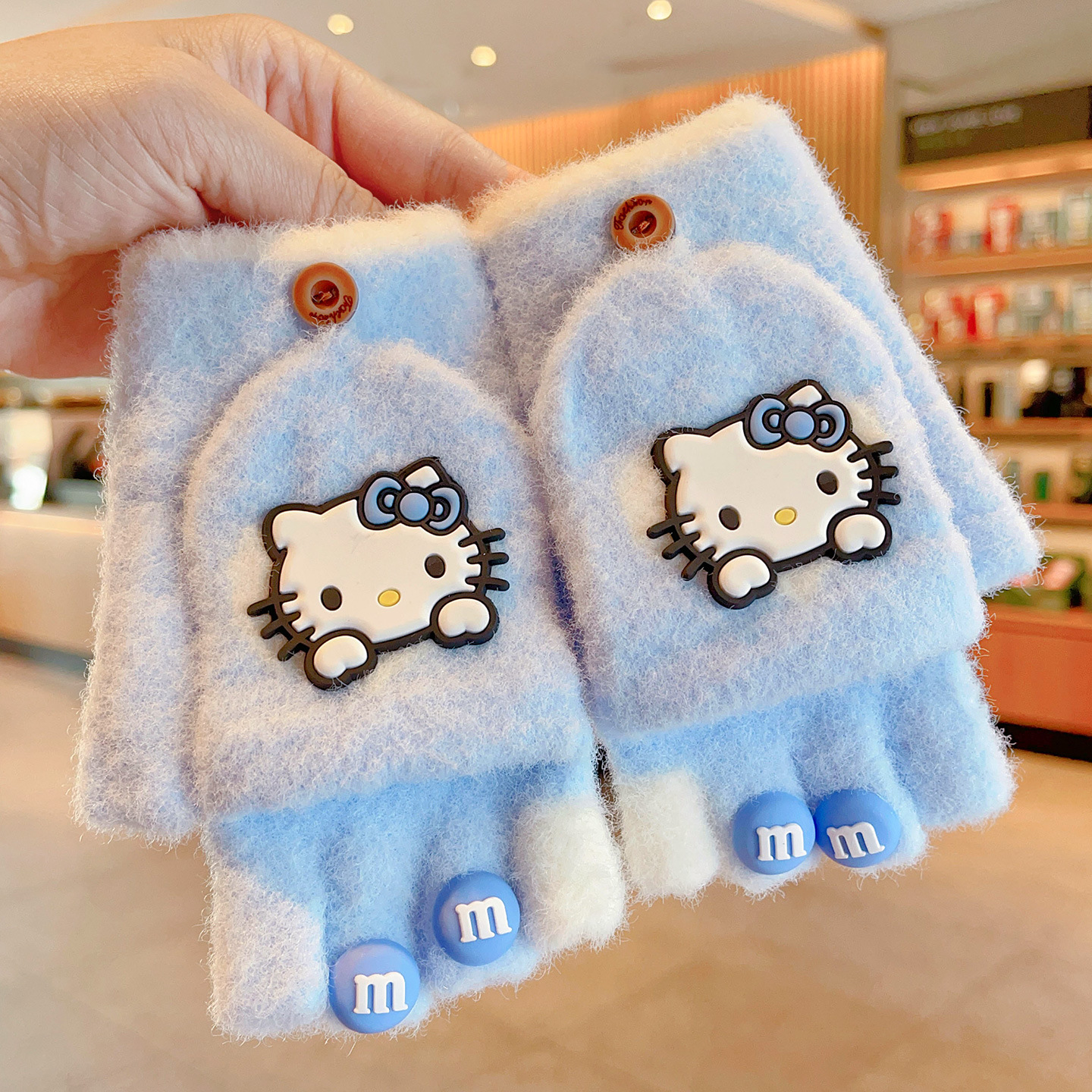 HELLOKITTY キッズ 手袋 グローブ 2way 女の子 ハローキティ Sanrio