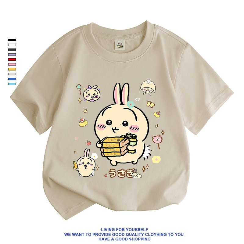 なんか小さくてかわいいやつ ちいかわ うさぎ ハチワレ女の子 Tシャツ お揃い ペア 半袖シャツ 服 tシャツ レディース カットソー ギフト ゆったり ルームウェア |  | 11