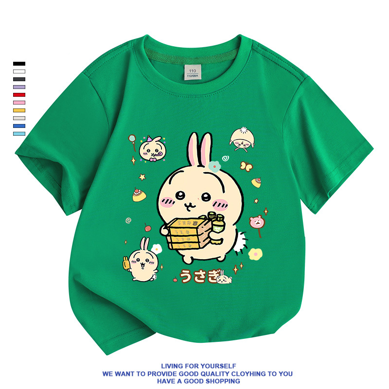なんか小さくてかわいいやつ ちいかわ うさぎ ハチワレ女の子 Tシャツ お揃い ペア 半袖シャツ 服 tシャツ レディース カットソー ギフト ゆったり ルームウェア |  | 13