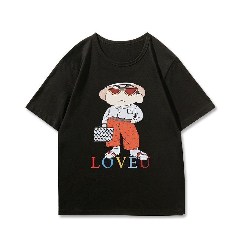 クレヨンしんちゃん Tシャツ ハーフパンツ 半ズボン 男女兼用 大人