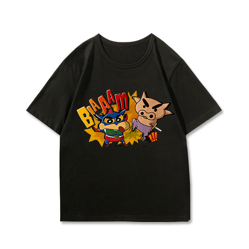クレヨンしんちゃん Tシャツ ハーフパンツ 半ズボン 男女兼用 大人