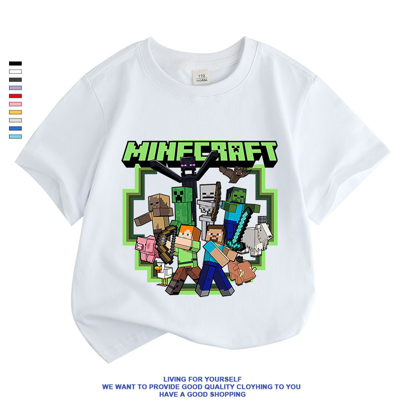 Minecraft マインクラフト 男の子 女の子 Tシャツ キッズ お揃い