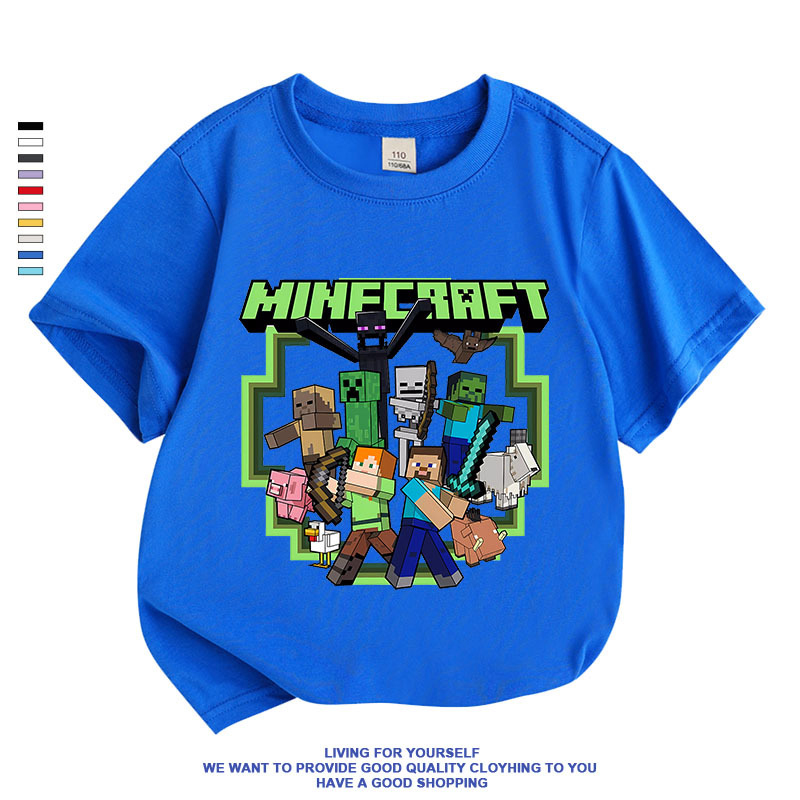 MINECRAFT（マインクラフト）】半袖Tシャツ（男の子・女の子