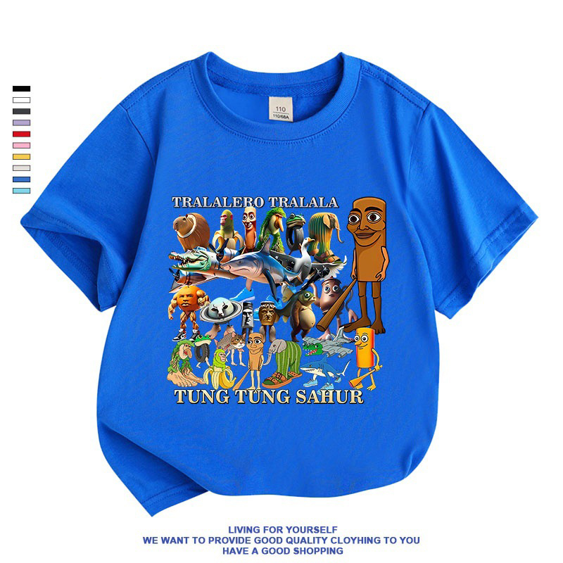 ☆はるちゃん☆(子供用Tシャツ×3 トゥントゥントゥンサフール Tung Sahur Tralalero Tralala 子供