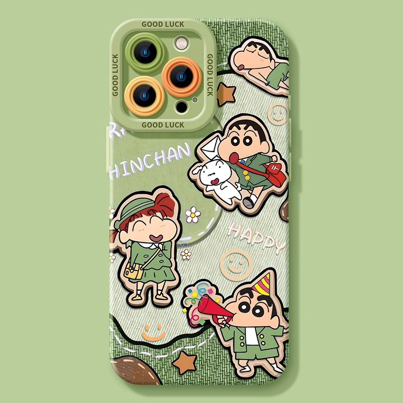 スマホケース クレヨンしんちゃん シルバー iPhone 16 ケース クリア