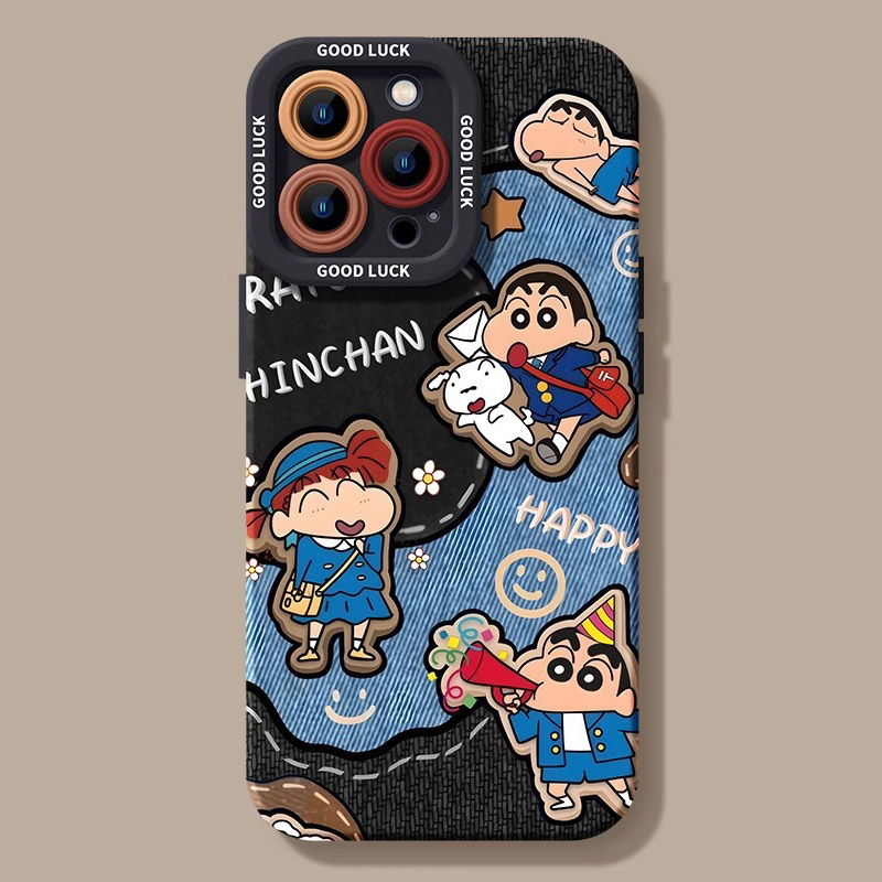 スマホケース クレヨンしんちゃん シルバー iPhone 16 ケース クリア