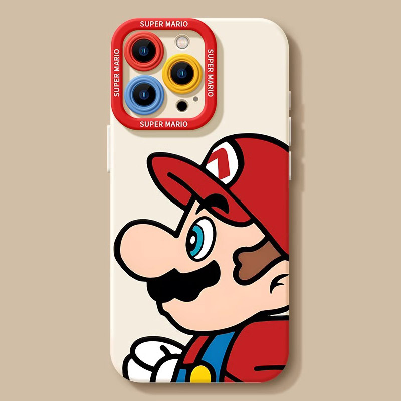 任天堂 - iPhoneケース　マリオブラザーズ かわいいスーパーマリオブラザーズゲームアイはしご電話ケース
