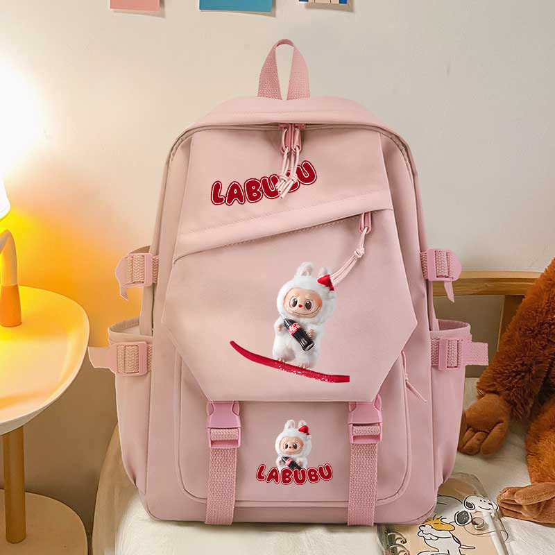 LABUBU 子供用 リュックサック キッズ 学生 外出 軽量 通学 防水