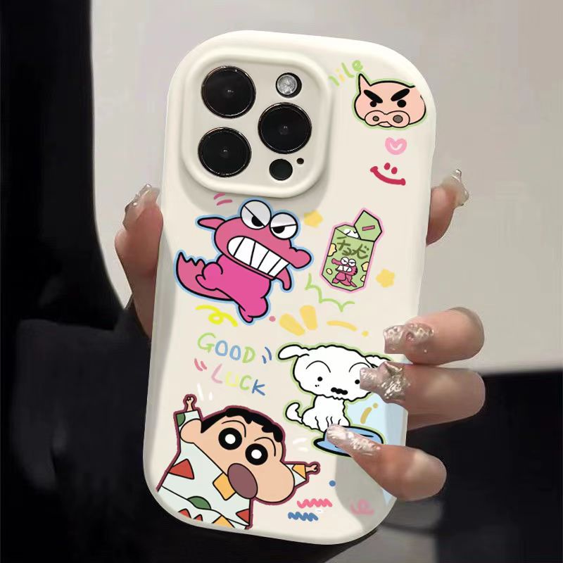 スマホケース クレヨンしんちゃん iPhone 16 ケース クリア iPhone15