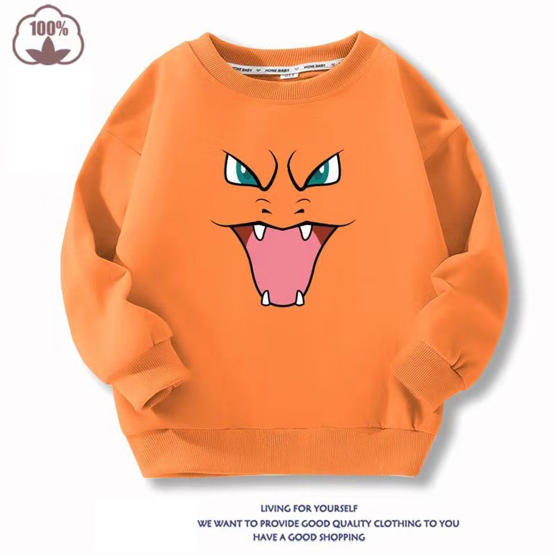 Pok_mon ポケモン ピカチュウ 子供服 長袖 パーカー春 秋 冬 アイテム