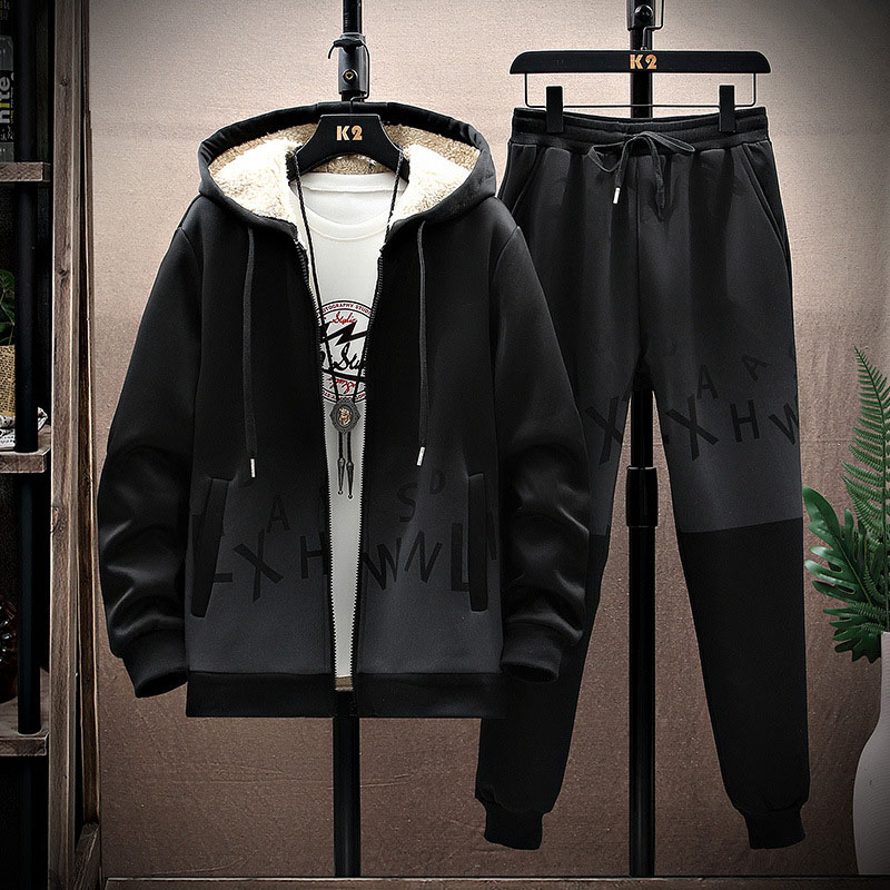 裏ボア ジャージ 上下 メンズ おしゃれ 裏起毛 グラデーション 長袖