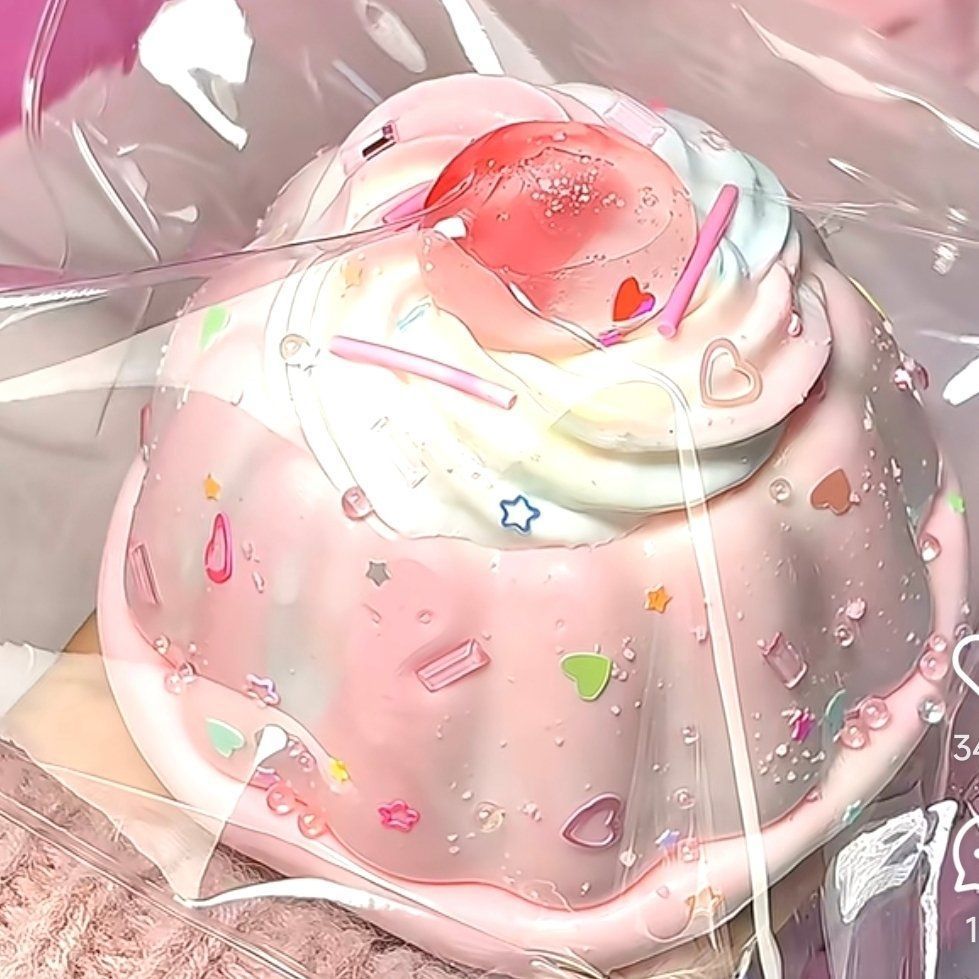 小圆肚子ガーリー系 トーストスクイーズ ハンドメイド風 作家様風 水感スクイーズ 全12種類 大サイズ 中サイズ 低反発 おもちゃ 手作り