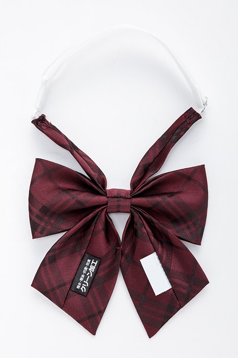 HANECTONE スクールリボン 制服 リボン チェック エンジ