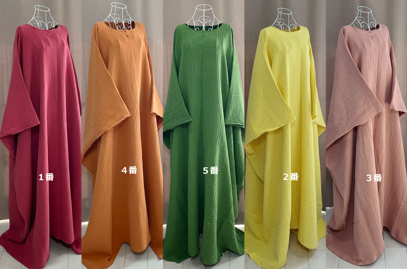 100％綿の素材の,ヨモギ蒸しマント 、コットンよもぎ蒸し専用服、3