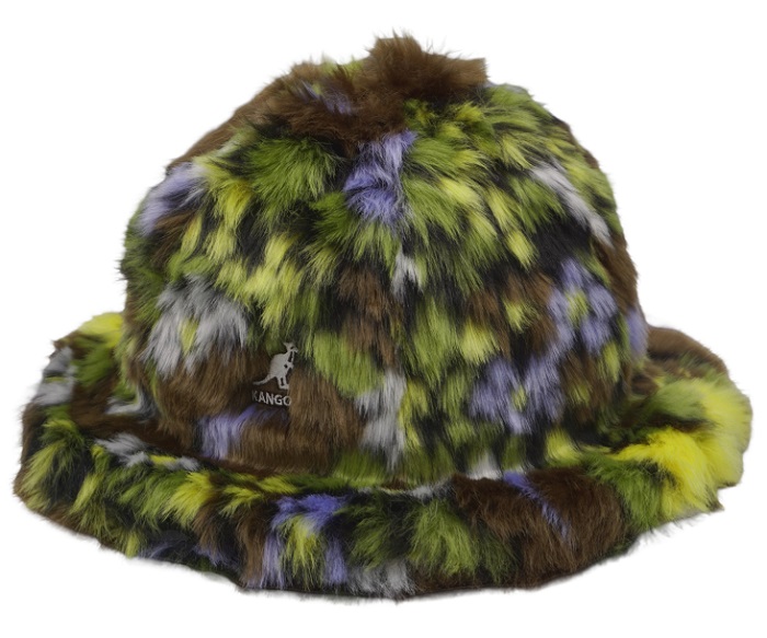 新品！雨来ず　あめこず　ケニー同モデル　KANGOL カンゴール ファーハット 送料無料 KANGOL カンゴール ハット Faux Fur Bucket フォークス