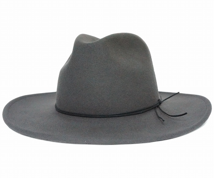 Biltmore グレー フェルトハット Biltmore hats カナダ製 紳士 高級帽子 普通サイズ 敬老の日