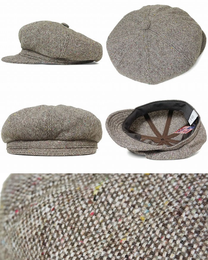 NEW YORK HAT（ニューヨークハット） 帽子 キャスケット メンズ
