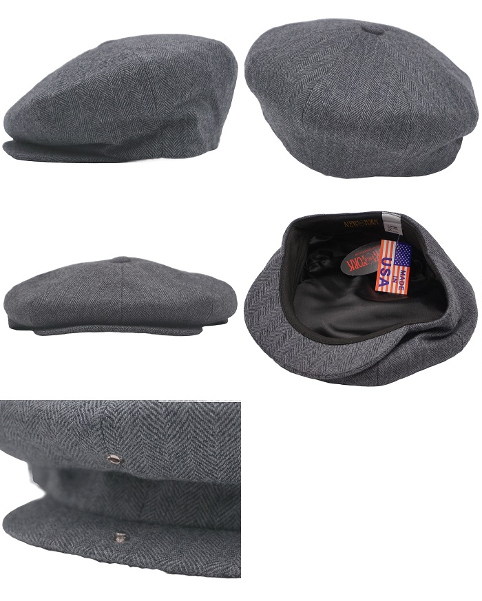 NEW YORK HAT（ニューヨークハット） 帽子 キャスケット メンズ