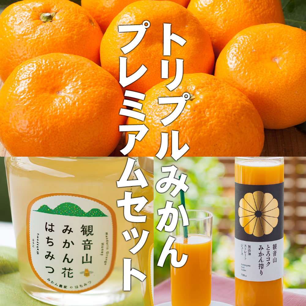 観音山フルーツガーデン ギフトセット トリプルみかんプレミアム