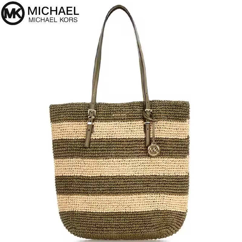 【きれいめファッション51選】上品さと清潔感をキープし マイケル KORS MICHAEL コース トートバッグ かごバッグ バッグ