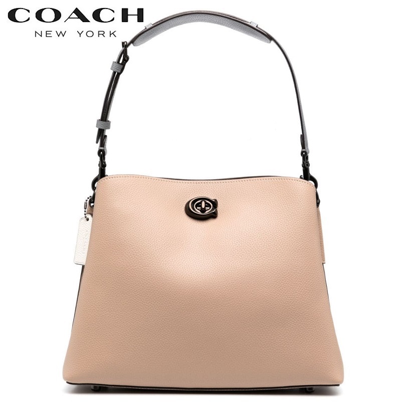コーチ COACH 新作セール 2way ショルダーバッグ ウィロウ ショルダー バッグ カラーブロック トープ マルチ