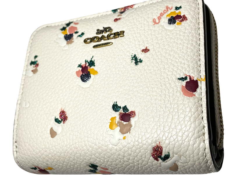 COACH コーチ 新作 C6001 花柄 二つ折り財布 ブティックライン