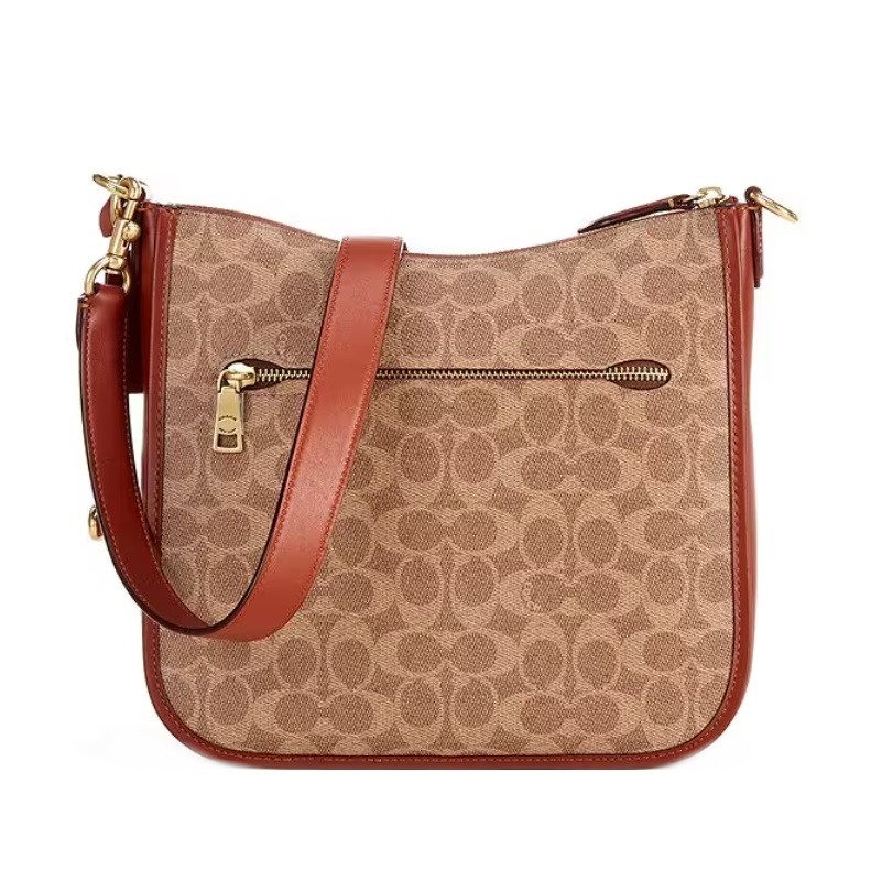 COACH コーチ s5 ショルダーバッグ c8307 水色 フラップ 斜め掛け