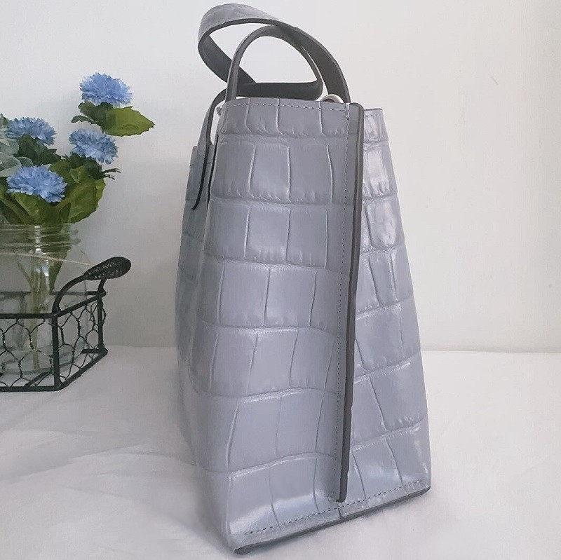 Coach ドラムバッグ グレー ロゴプリント COACH コーチ バッグ 2024秋冬新作 C8632 斜め掛け トートバッグ
