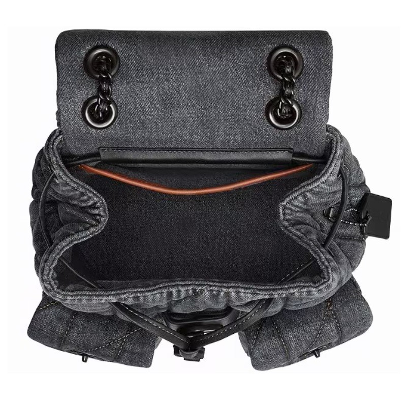 COACH コーチ キャニオン キルト レザ— デニム パッチワークリュック 黒 11991324B_b_03_215.jpg