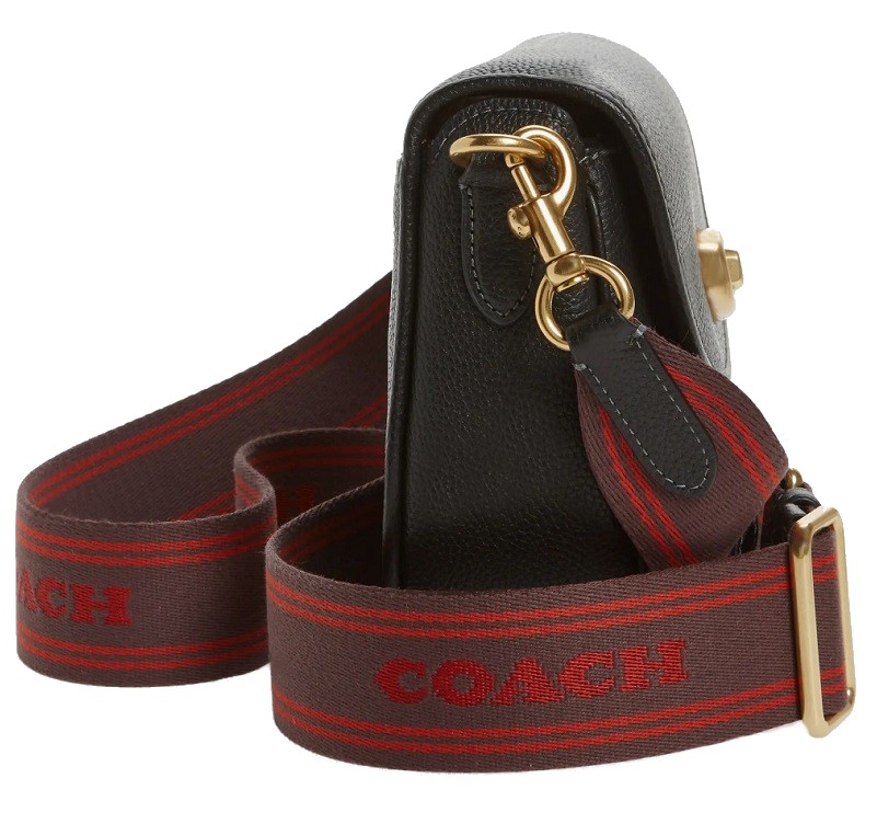 COACH 新作 ウイロウ レザー サドル クロスボディ ブラック COACH コーチ ショルダーバッグ Willow ウィロウ サドル CA094